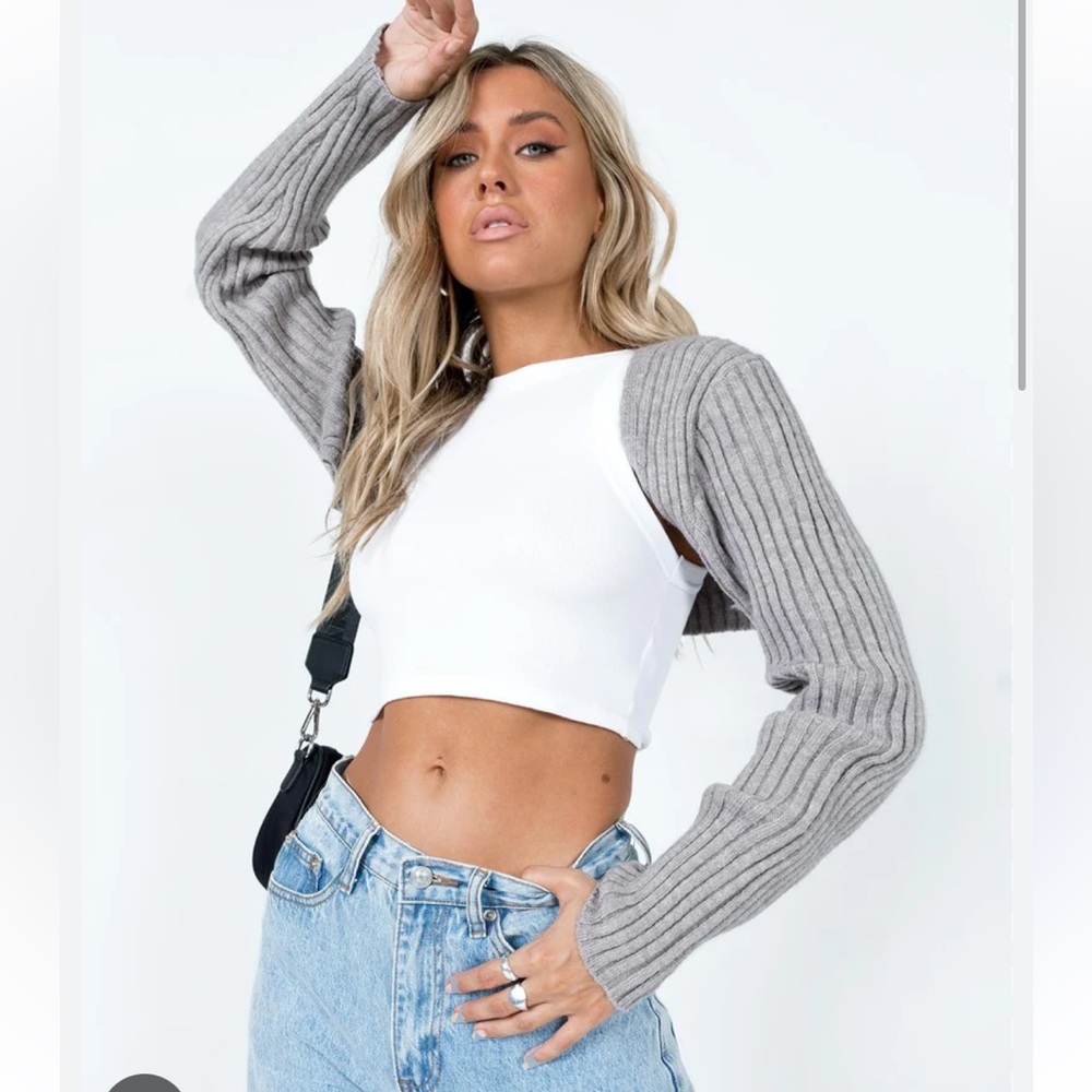 Princess Polly Grey Bolero